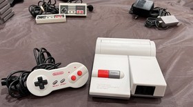 Nintendo NES-101 Top Loader Console Bundle Tested Working W/ 16 Games