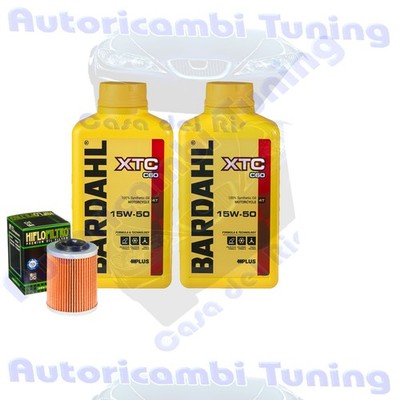 Set Service Bardahl Öl XTC 15W50 Für Can-Am� 500 Outlander Max H.O � 2007>2008