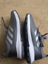 mens New adidas Tech Response SL 3 Golf Shoe Grey/Metallic size UK 11