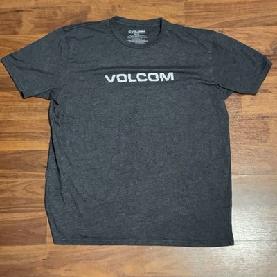 Men s Volcano Graphic Logo T-Shirt Size XL Grey