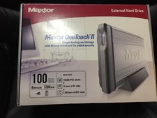 Maxtor One Touch II External Hard Drive  100GB Portable Silver