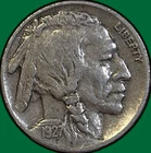 1927-S Buffalo Nickel Very Fine VF Coin #36015