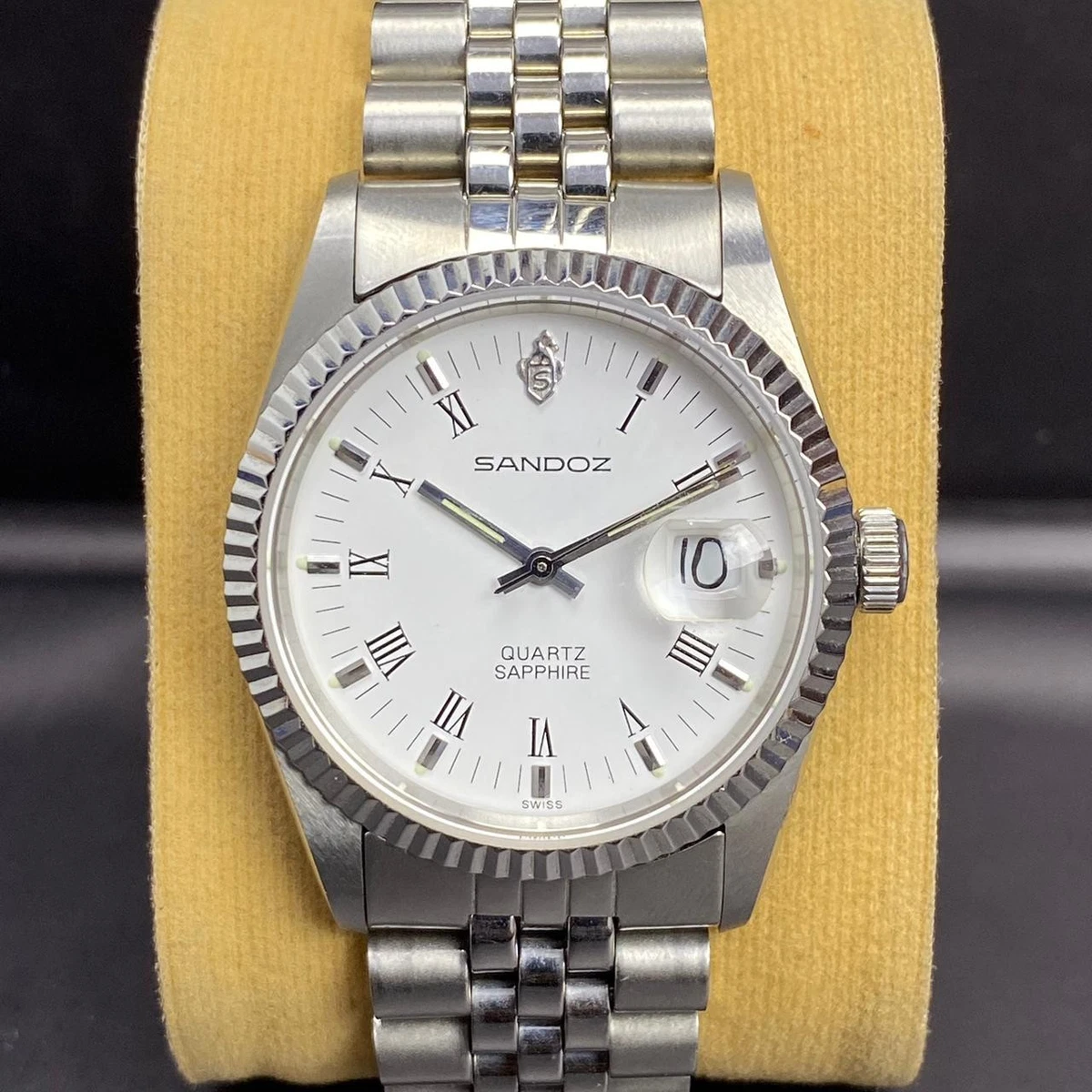 Boîte Métal Sandoz Vintage Années 1960 - Calcium Sandoz Bâle - Suisse - TB539