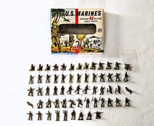 Airfix S16 U.S. Marines HO Scale Front Window Box Set - Marx Playset