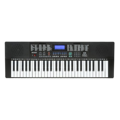 keymaXX PK 254 Kinder Keyboard, 54 Tasten, Mikrofon, Notenhalter & Lernfunktion