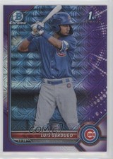 2022 Bowman Chrome Prospects Mega Box Purple Mojo Refractor Luis Verdugo 0t02
