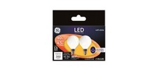 GE 25046 LED Bulb G16 E12 (Candelabra) Soft White 40 W Frosted Pair