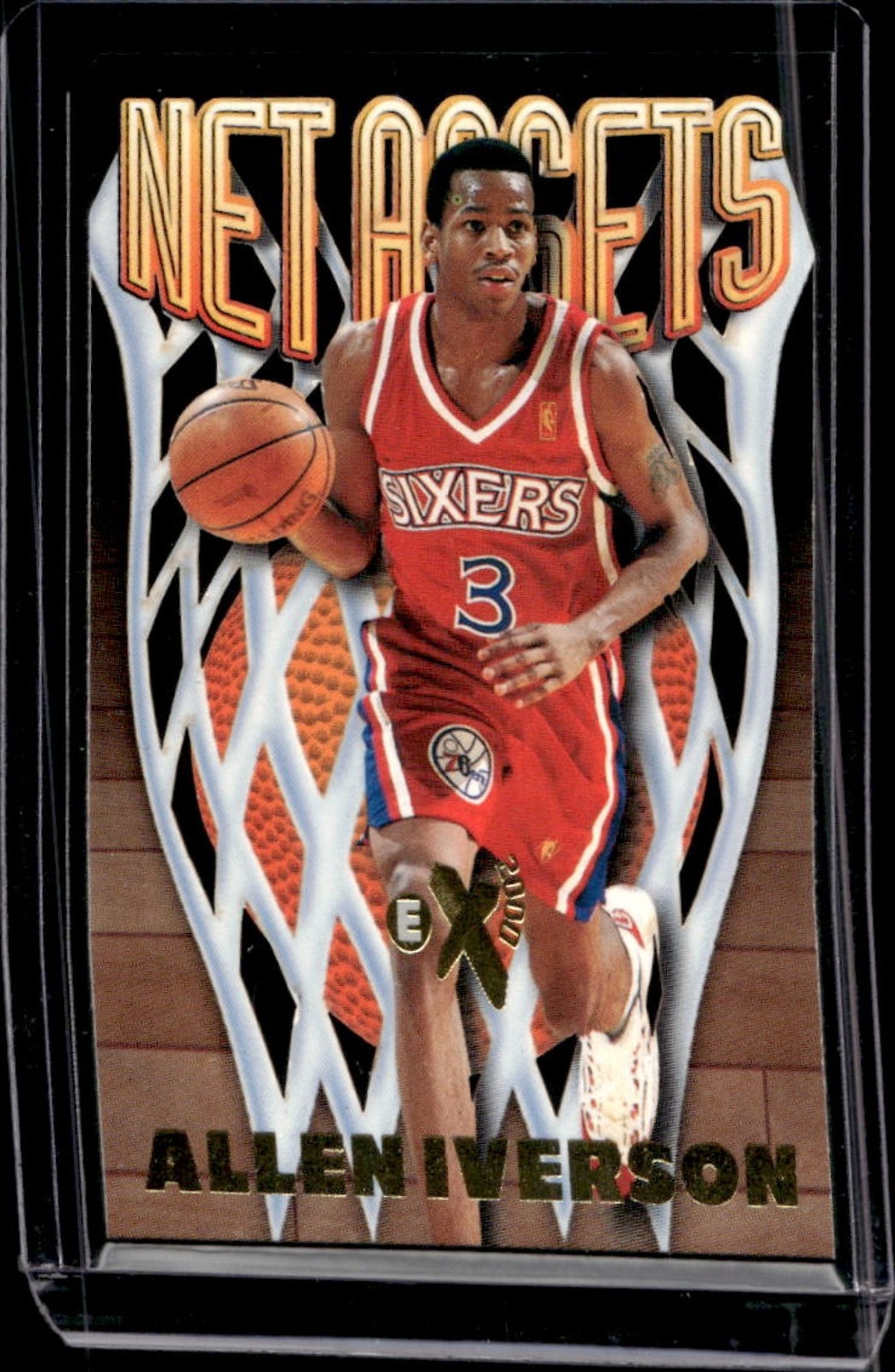 1996 Skybox EX-2000 Allen Iverson Net Assets #7 76ers