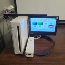 Nintendo Wii Console Bundle White RVL-001 Tested Working W/Wii Remote  Cables 5