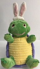Hallmark Whirlin' Twirlin' Turtle Sings Spins EASTER Egg Shell Bunny Ears VIDEO