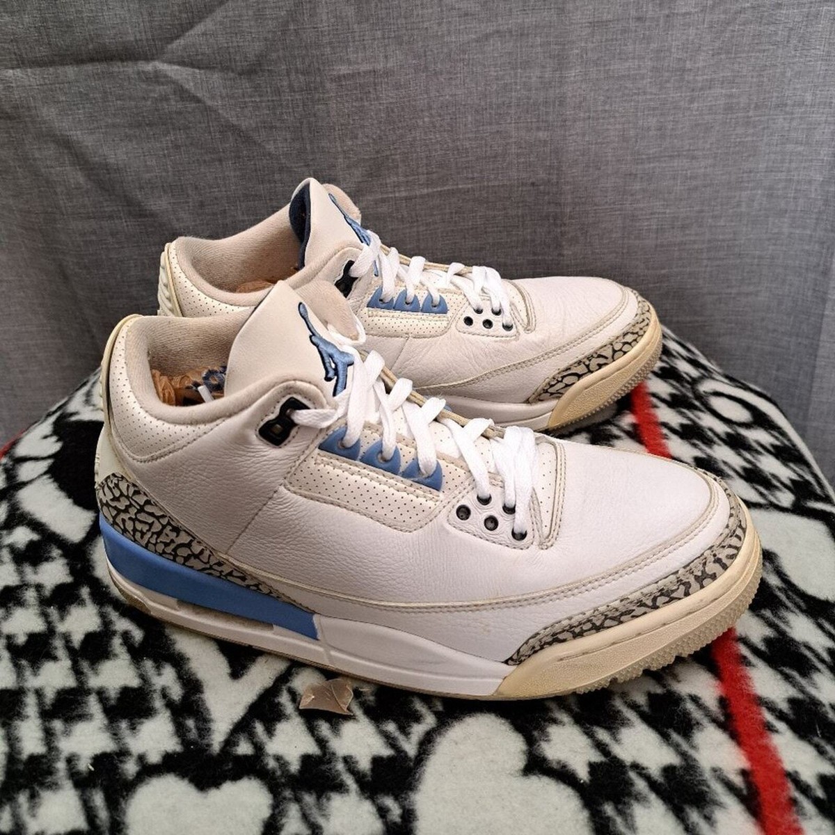 jordan 3 purple and white