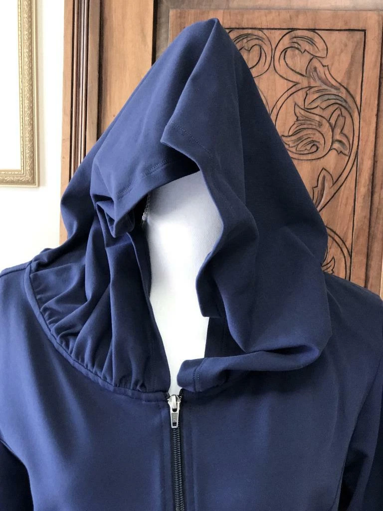 Ladies navy top lightweight jacket