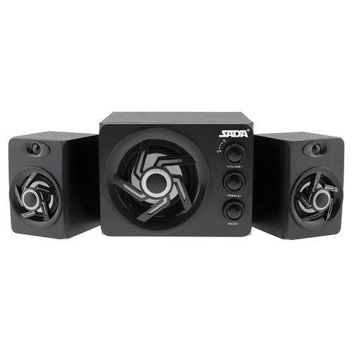 Wooden USB Subwoofer SADA D209 Computer Laptop Speaker W/AUX 3.5mm Audio Plug - Picture 15 of 18