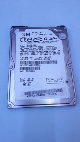 Hitachi 5K320-320 HTS543232L9A300 320 GB SATA SMART ok Laufzeit 48 Stunden