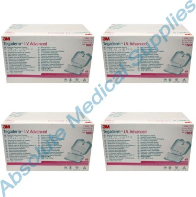 *400-Pieces* 3M Tegaderm I.V. Advanced Securement 2.5'' x 2.75'' Dressings 1683