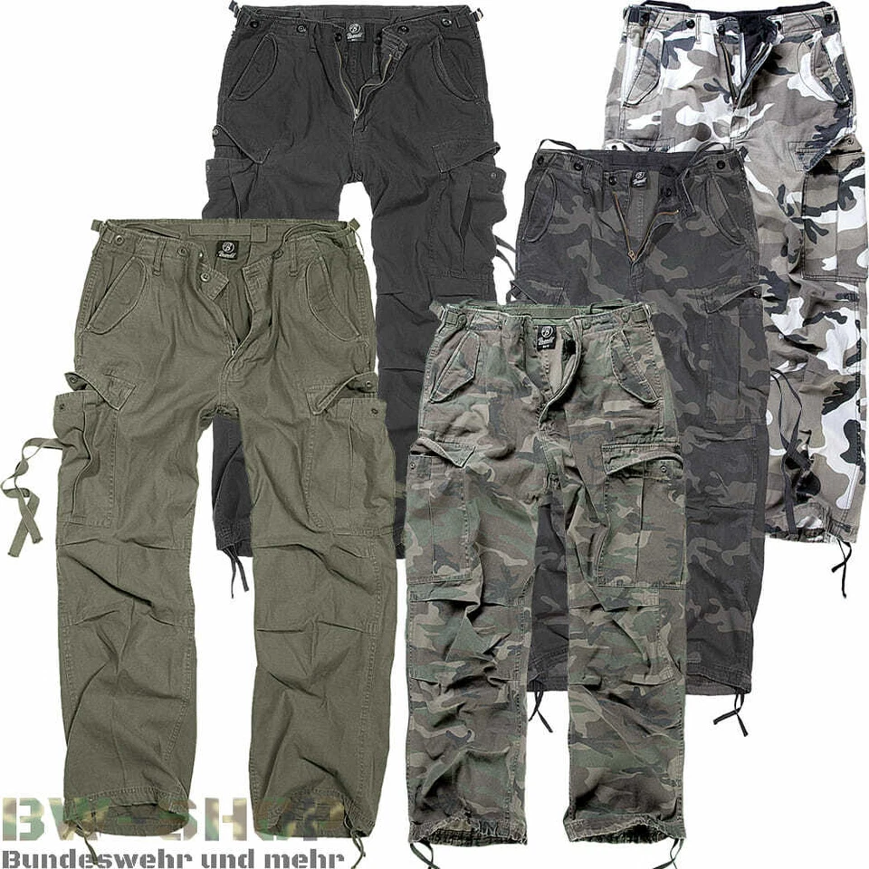 BRANDIT M65 FELDHOSE VINTAGE TROUSER CARGOHOSE ARMEE HOSE US ARMY OUTDOOR CARGO