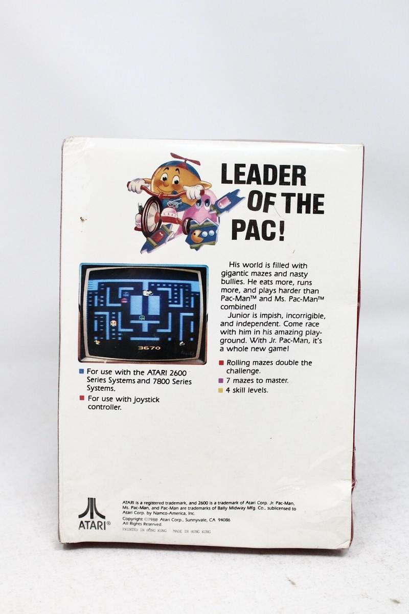 Jr. Pac-Man Atari 2600 - Box - New Sealed - See desc. | eBay