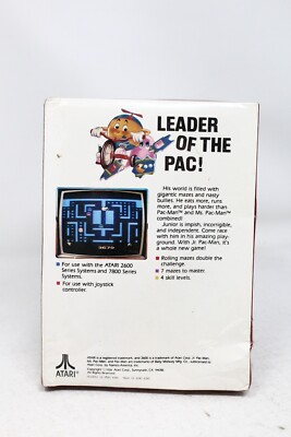 Jr. Pac-Man Atari 2600 - Box - New Sealed - See desc. | eBay
