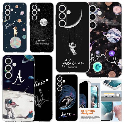 Case For Samsung Galaxy S23 S24 A16 A05s Astronaut Personalised Phone Soft Cover