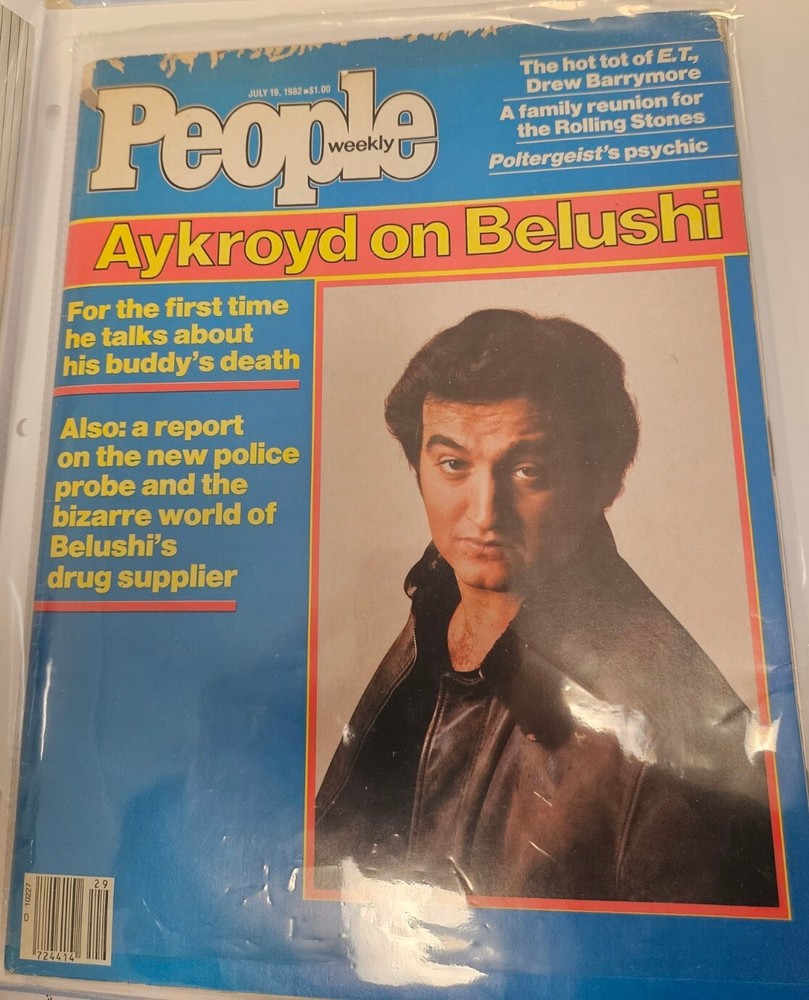 PEOPLE MAGAZINE JULY 19 1982 • JAMES BELUSHI & DAN AYKROYD  DREW BARRYMORE
