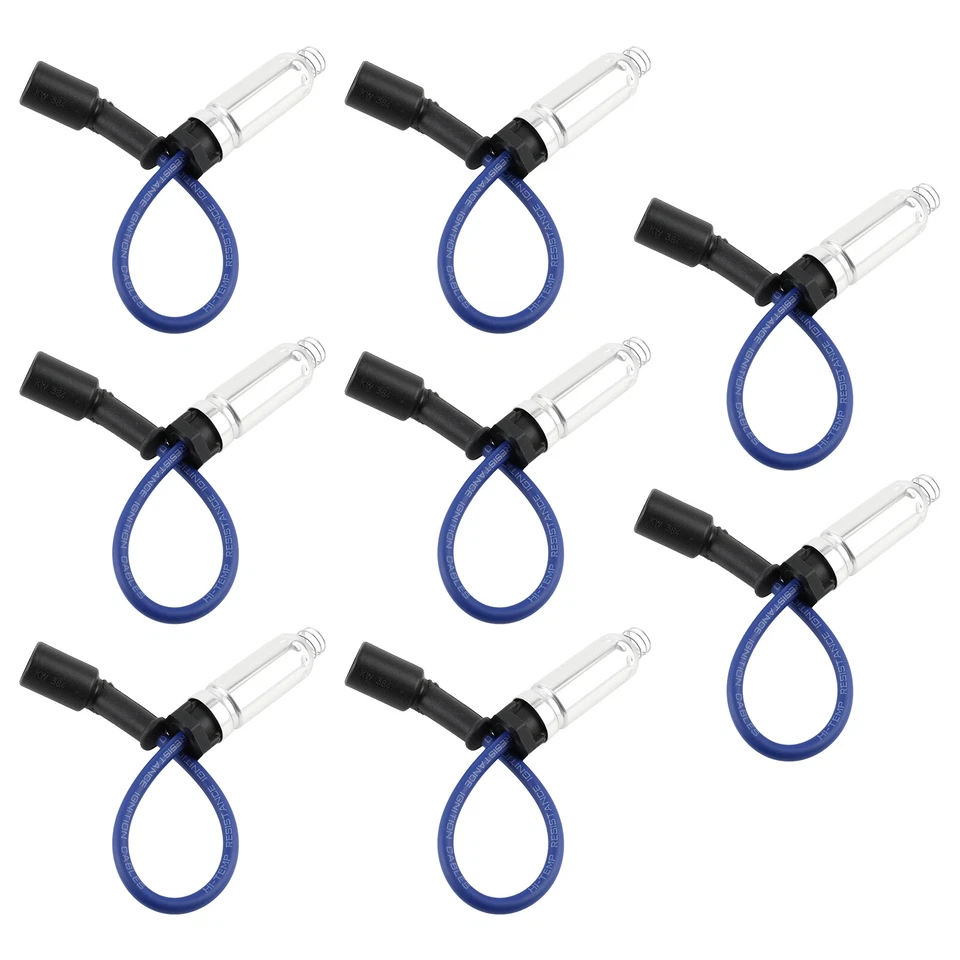 8x Spark Plug Wire for 2005-2006 Pontiac GTO Isuzu Ascender / 2007-2008 Escalade - Image 4 of 4