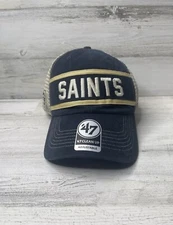 New Orleans Saints '47 Brand Hat Cap Juncture Mesh Trucker Snapback OSFA