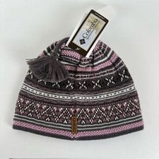 nwt COLUMBIA SPORTSWEAR COMPANY BEANIE WINTER HAT UNISEX Nordic Gray O/S Youth