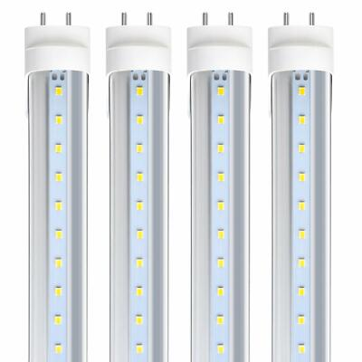 #ad 48 inch LED Light Bulb 5000K 6500K 4 foot T8 T12 Ballast Bypass Cover Milky $257.95