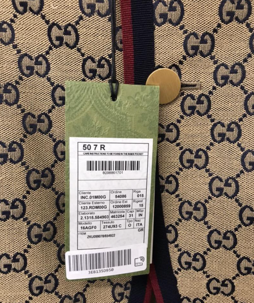 GUCCI ジャケット Gロゴ 50サイズ GUCCI sz IT 50 US L Mens Blue Denim Jacket with Brooches RRP 3200