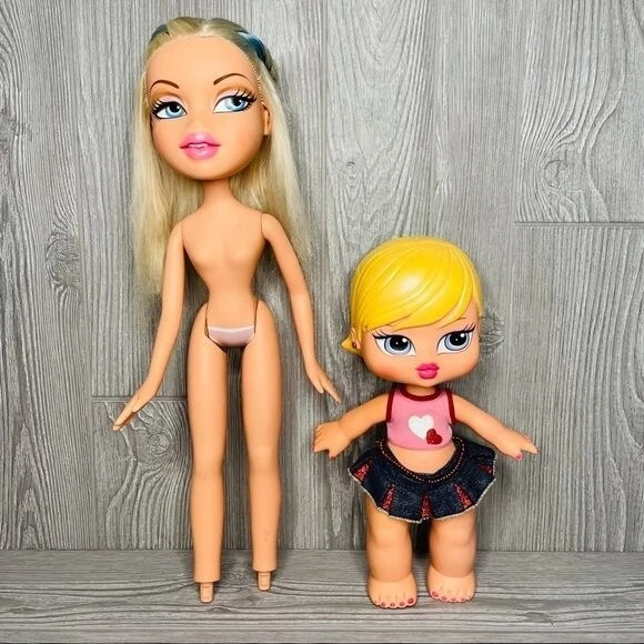 Bratz bundle big bratz cloe and big baby bratz cloe doll collectible  fashion toy