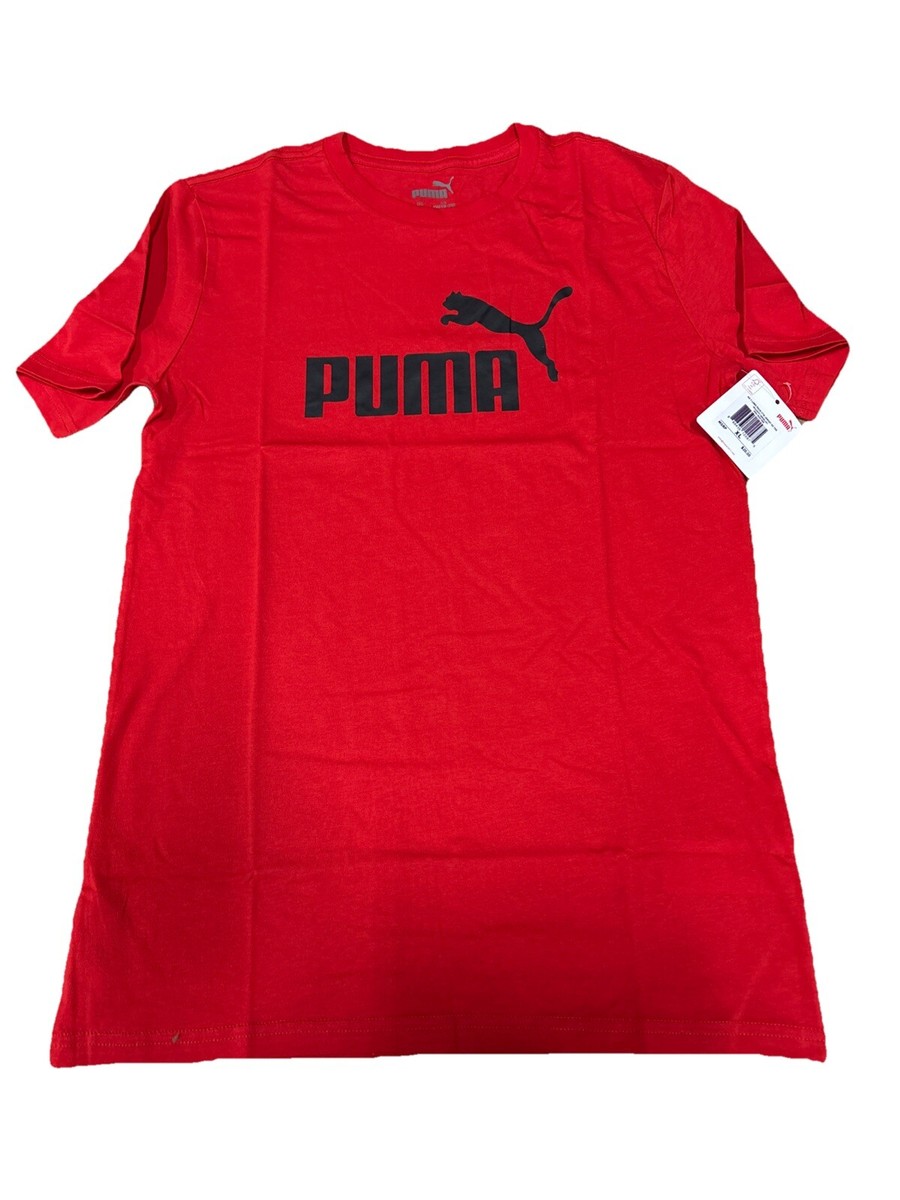 puma red colour t shirt