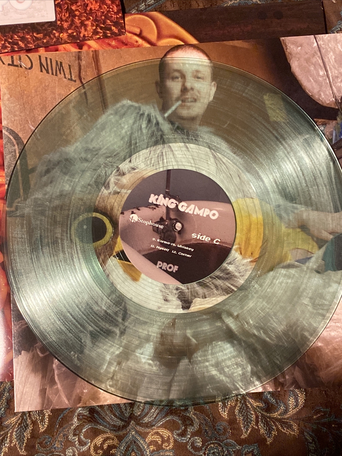 PROF - KING GAMPO (x2 vinyl translucent green LP VG 2022 Stop House ...