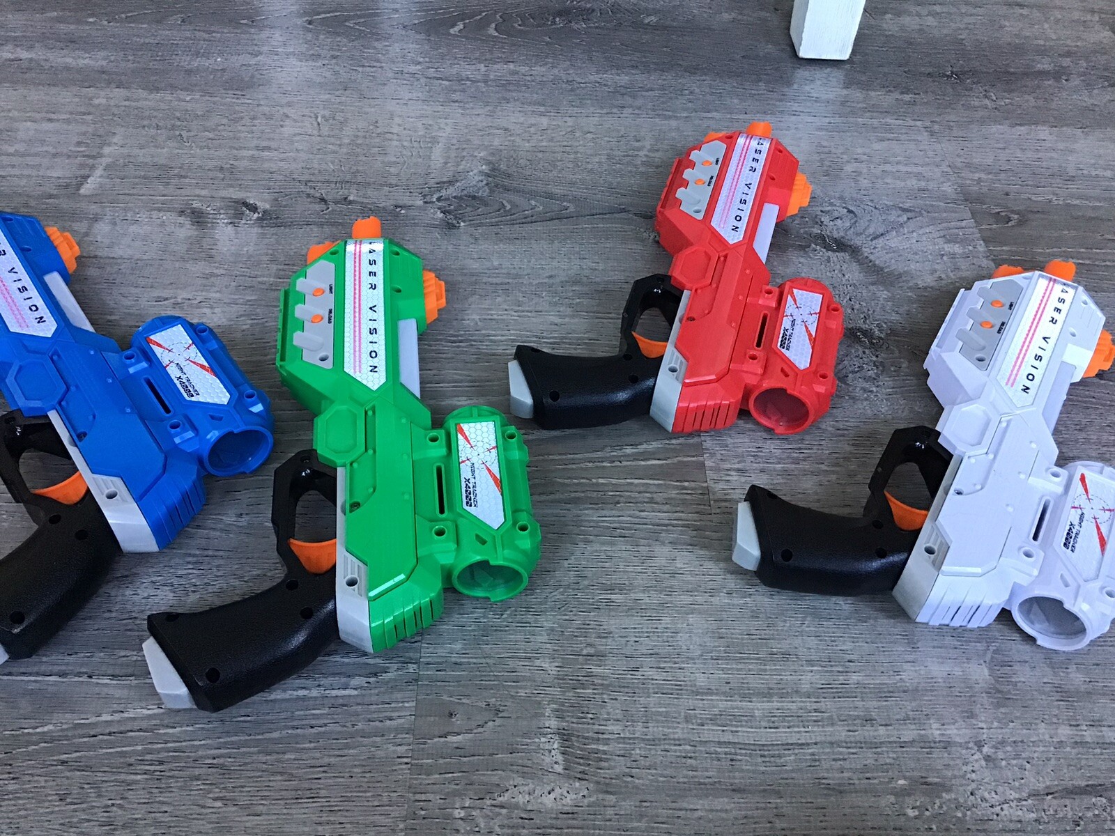 Nerf Laser Tag Vision Kids 4 Player Vision Technology Lot 4 Laser Game Laser Gun