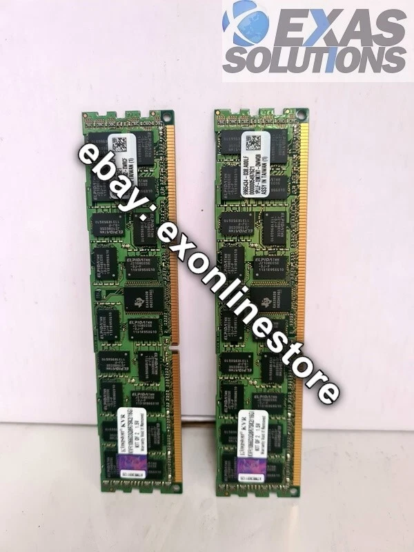 KVR1066D3Q8R7SK2/16G - 16GB 1066MHz DDR3 ECC Reg CL7 DIMM (Kit of 2) QR, x8 w/TS