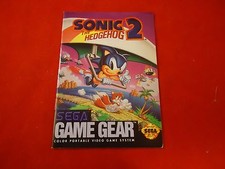 Sonic the Hedgehog 2 Sega Game Gear Instruction Manual Booklet ONLY