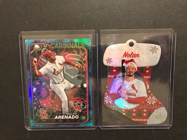 2024 RARE Topps🎄Holiday🎄Stocking  #SDC-18 Nolan Arenado St. Louis & Blue Foil