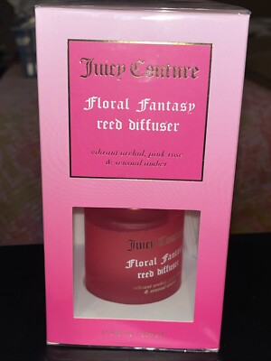 Juicy Couture  4 oz Floral Fantasy Reed Diffuser Sealed Box