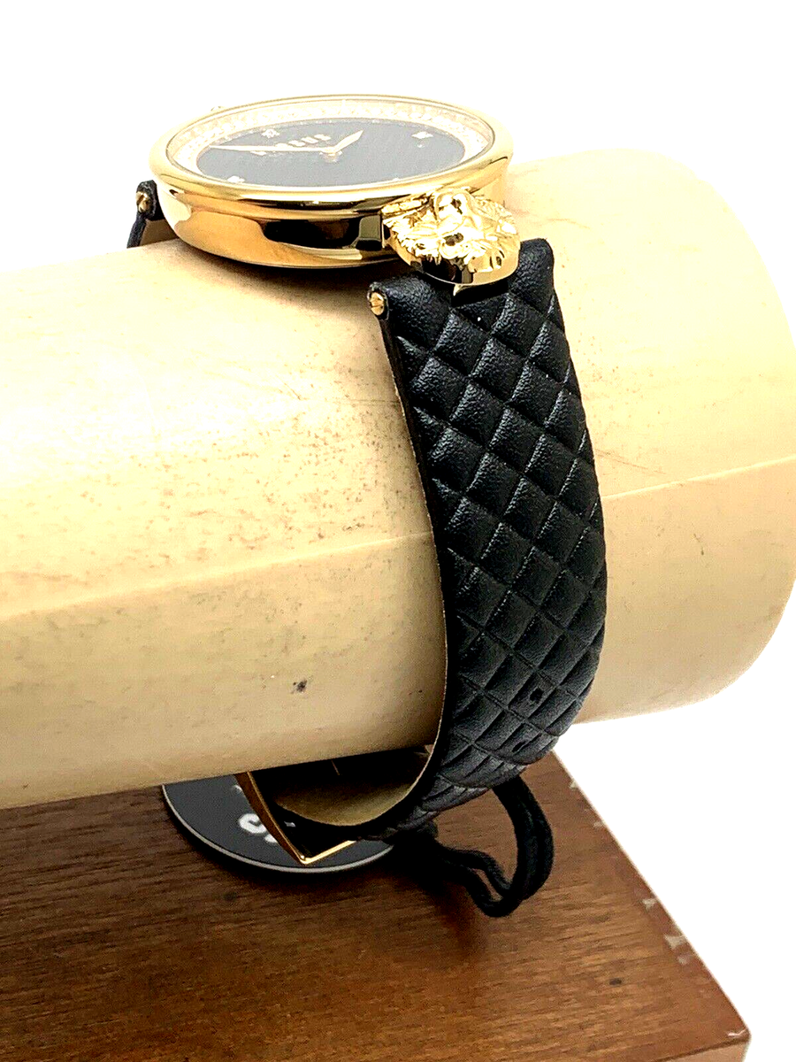Versus by Versace Women\'s Watch VSPZU0221 Black Dial Gold Case Leather Band Versus by Versace Women main image 2