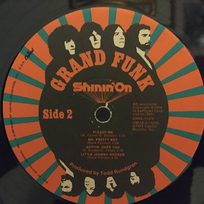 GRAND FUNK RAILROAD LP SHININ ON | eBay