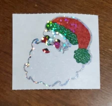 Hambly Prismatic/glitter Santa Kris Kringle sticker mod