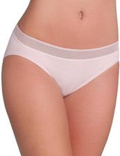 DKNY 268188 Women's Signature Seamless Bikini Ballet Pink Underwear Size L