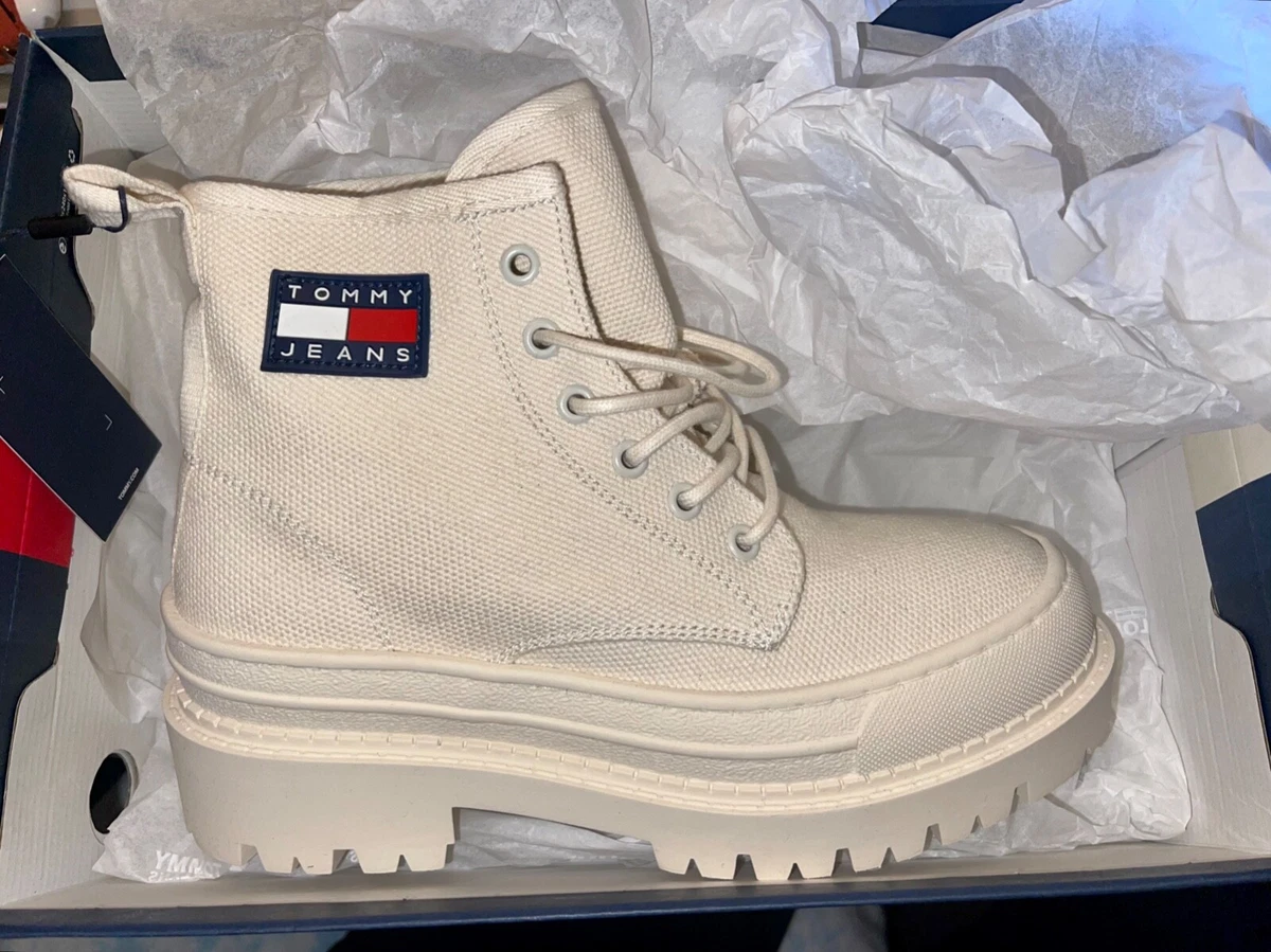 Tommy white cheap boots