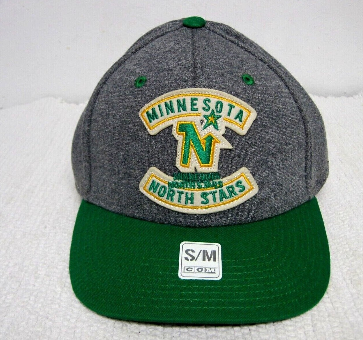 New Pro OKd CCM Minnesota North Stars NHL Authentic Flex Fit - Main Image