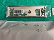ASUS PRIME H410I PLUS IO SHIELD BACK PLATE  METAL , ORIGINAL