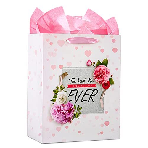 Mothers Day Gift Bags with Handle 13" Large Mother's Day Best Mom Ever
