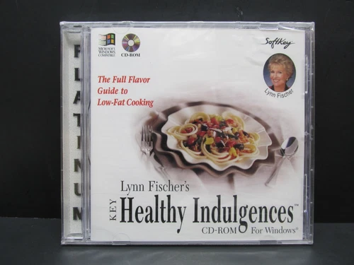 Key Lynn Fischer's Healthy Indulgences, PC, CD-ROM, WIn 3.1 +, MS DOS 5.0 +, '96