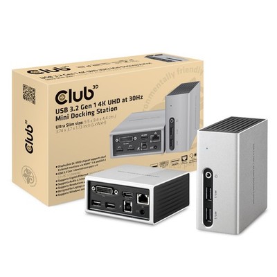 CSV-3104D Club 3D SenseVision USB 3.0 4K Mini Docking Station ~D~