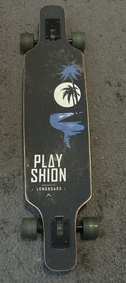 Playshion 39 Inch Drop Through Freestyle Longboard Skateboard