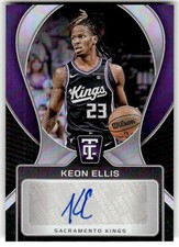 2024-25 Panini Totally Certified Keon Ellis Totally Signatures #TCS-ELL