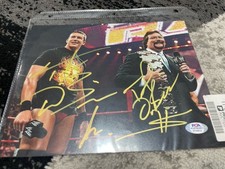 Million Dollar Man Ted DiBiase & Ted DiBiase Jr Signed WWE 8x10 Photo PSA COA